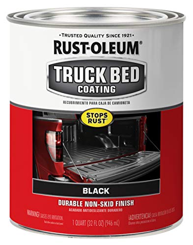 RUST-OLEUM طلاء سرير الشاحنة من راست-أوليوم 342668 يمنع الصدأ، 1 لتر، أسود - Image 1