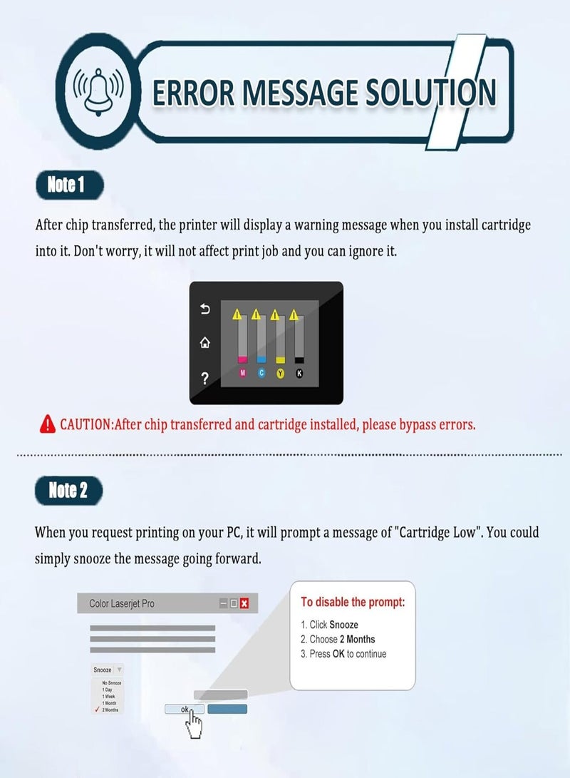 Replacement Ink Cartridge Compatible with HP 203A CF540A Black - High-Quality Ink for HP LaserJet Pro M254 M280 M281 Printers - Image 4
