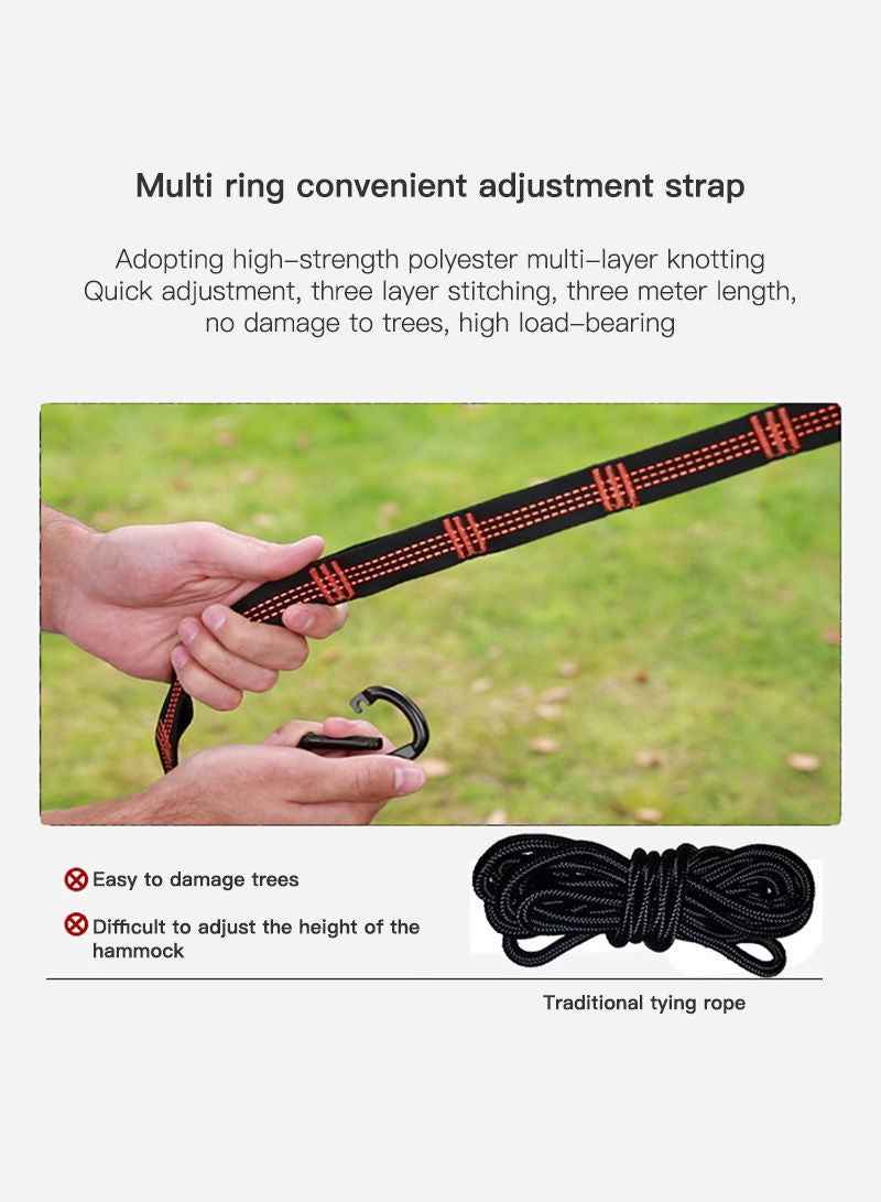 Sharpdo Double Outdoor Camping Anti-Mosquito Hammock 290*140CM - Image 5