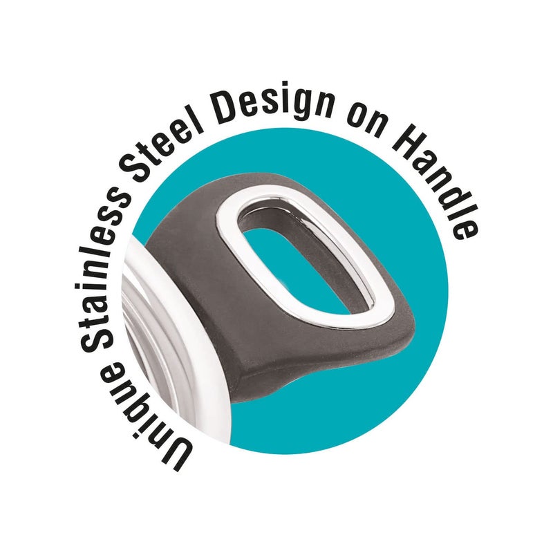 Anjali FPCS14 Stainless Steel Fiesta Pro Casserole with Stainless Steel Lid 14 cm with Induction Base, 900 ml - Image 5