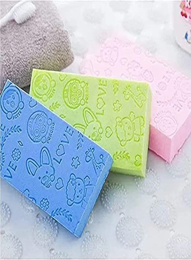 DEE SONS Ultra Soft Bath Body Shower Sponge, Magic Bath Sponge Dead Skin Remover, Super Soft Exfoliating Bath Sponge Painless Scrub Sponge for Adults Children (3pcs) - Image 2