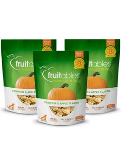 Fruitables Fruitables Baked Dog Treats Pumpkin & Apple Flavor (3 Pack) 7 oz Each  - Image 1