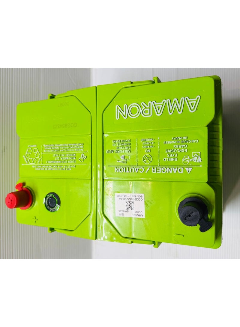 Amaron Car Battery 12V 80AH 105D26R / 80D26R R-Layout - Image 2