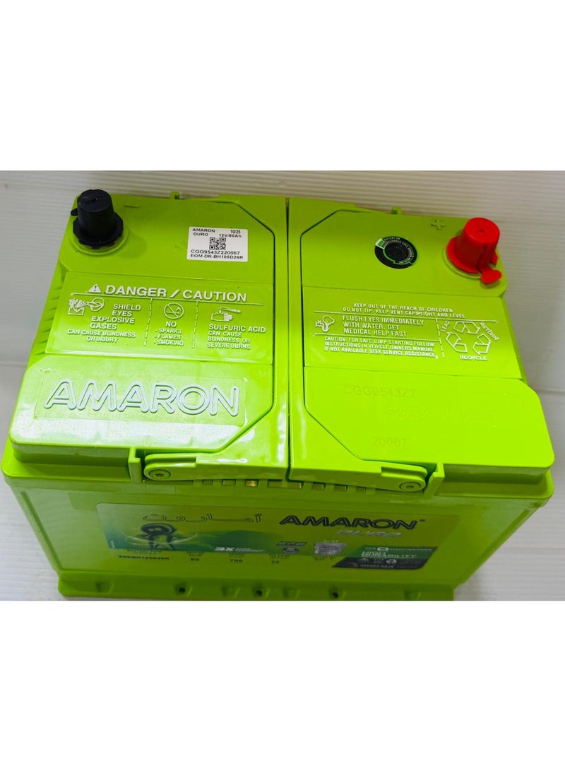 Amaron Car Battery 12V 80AH 105D26R / 80D26R R-Layout - Image 5