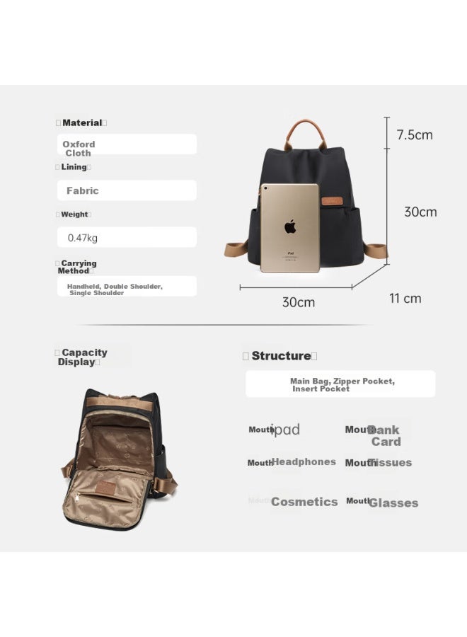 ZOOLER New Lightweight Oxford Cloth Backpack Fashion Large Capacity Travel Bag Commuter Backpack - Image 1