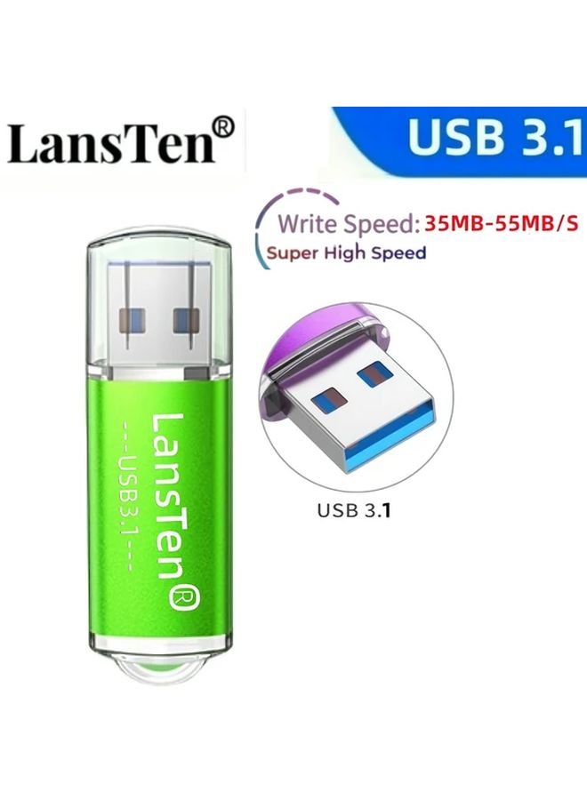 Lansten USB 3.1 Flash Drive 64GB Write Speed 35 to 55MBs - Image 1