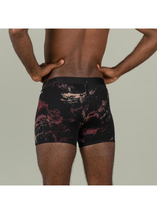 NABAIJI Men’s Swimming Boxers Fiti - Trao Blue / Red / Beige - Image 3