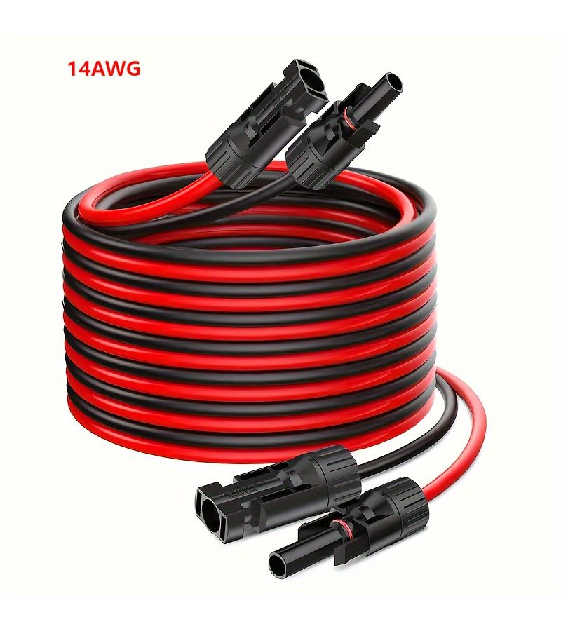 14AWG 36FT Extension Cord Indoor Outdoor Power Cable With Connectors - Image 1