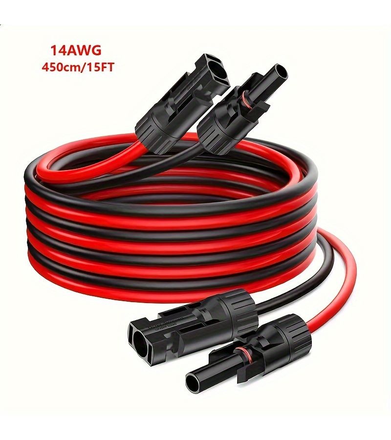 14AWG 36FT Extension Cord Indoor Outdoor Power Cable With Connectors - Image 3