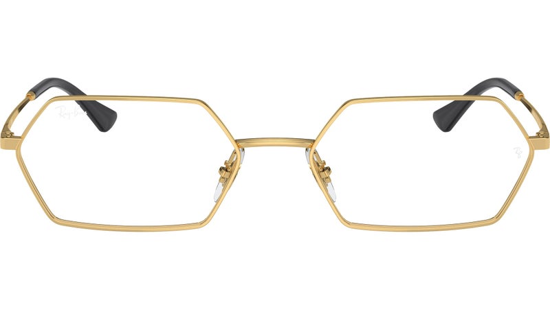 راي بان Unisex Ray-Ban RX6528 2500 Yevi Arista Gold RX Optical Frame -  56mm - Image 2