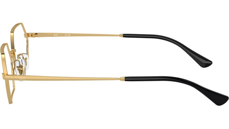 راي بان Unisex Ray-Ban RX6528 2500 Yevi Arista Gold RX Optical Frame -  56mm - Image 3