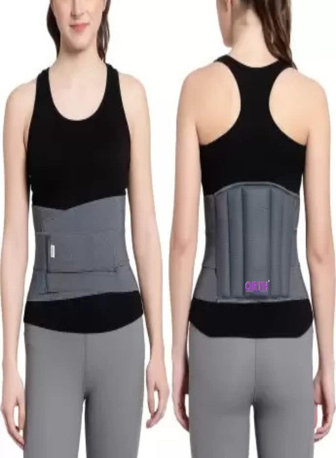 Orth India Lumber Sacral Support LS Belt For Back Pain Relief | Lower Back Support Belt For Men and Women - Image 1