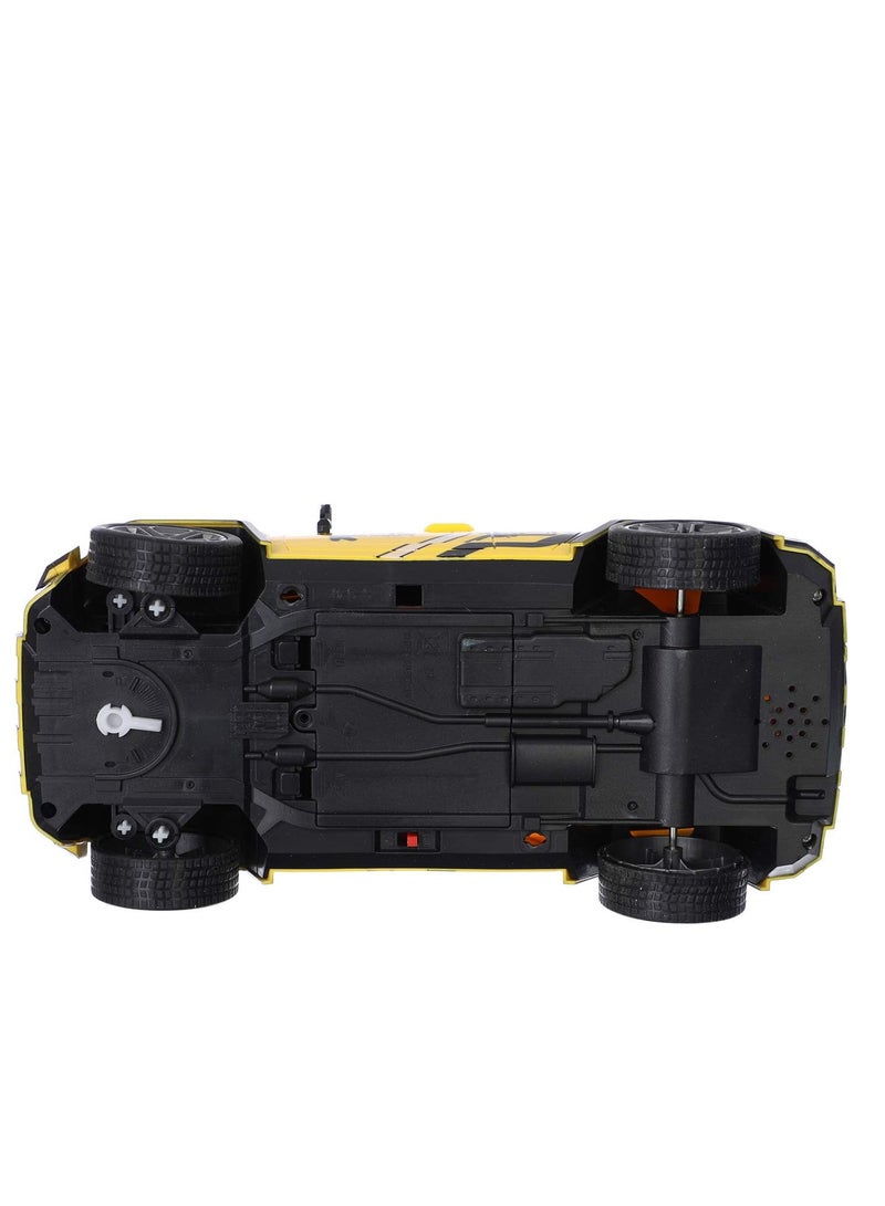 Rally Remote Control Jeep Electric Rechargeable Car – yellow Kids’ Toy Car with Remote Controller and Rechargeable Battery, Realistic Design with Strong Tires, Suitable for Racing and Play Indoors and Outdoors - Image 4