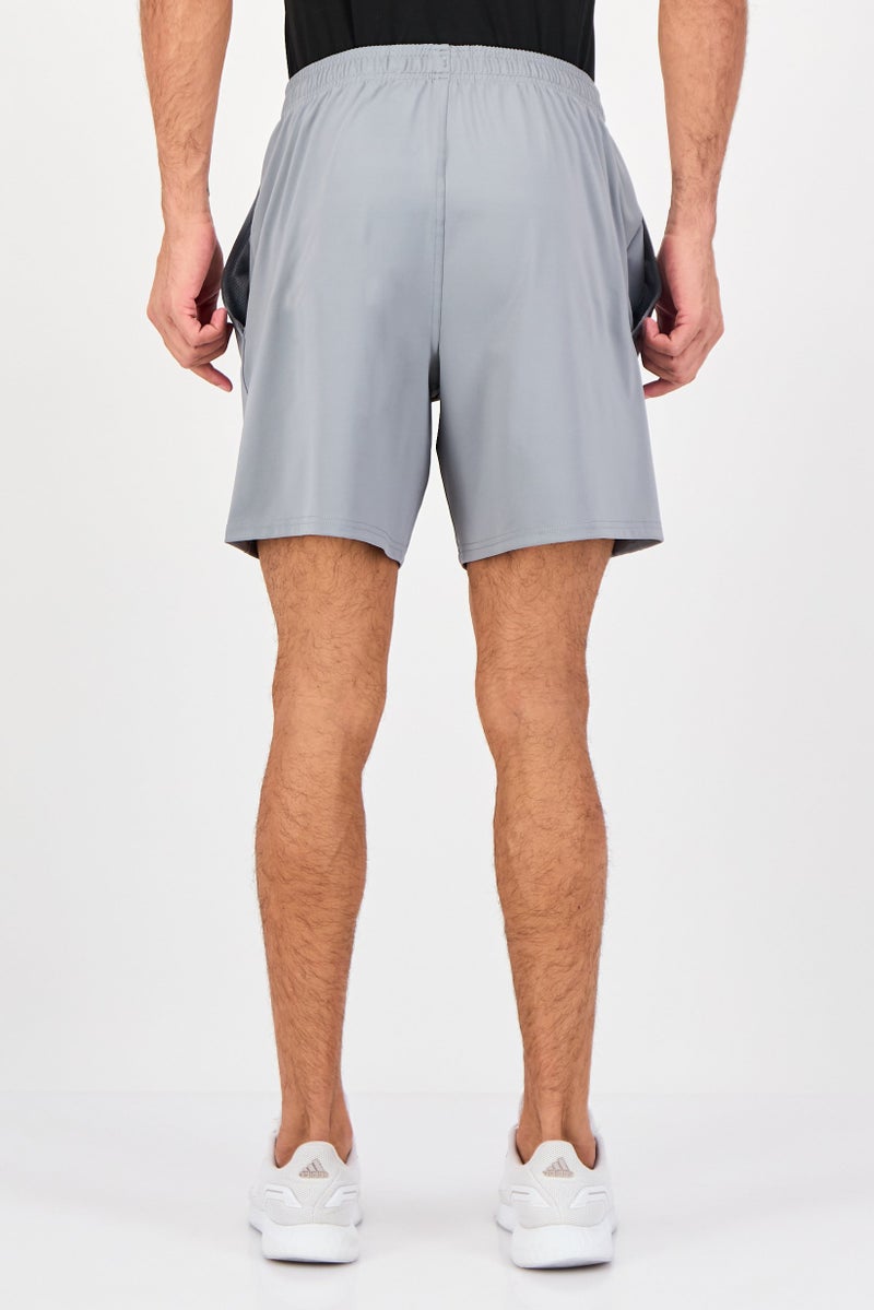 Reebok Men Sportswear Fit Training Shorts, Grey - Image 4