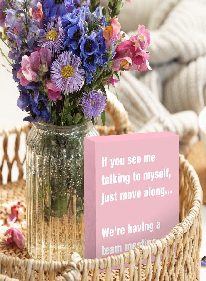 TAGDANK Pink Cubicle Decorations Office Decor for Women Desk Cute Pink Cubical Accessories Gifts for Coworker Friends Female Funny Home & Office Sign Decorations - Image 5