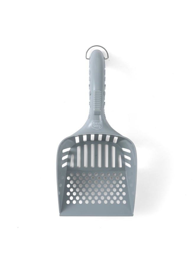 Fresh Step All In One Litter Scoop - Fast and Easy to Use Cat Litter Scooper - Deep Shovel Ergonomic Handle Grip Kitty Litter Scooper to Scoop Away Cat Litter - Image 1