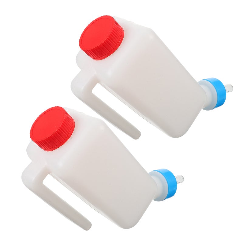 2pcs Goat Feeder - 800ml Hanging Animal Feeding Bottle With Hanging - Breeding Farms Goat Feeder Bottles For & Calves Nursing - Image 4