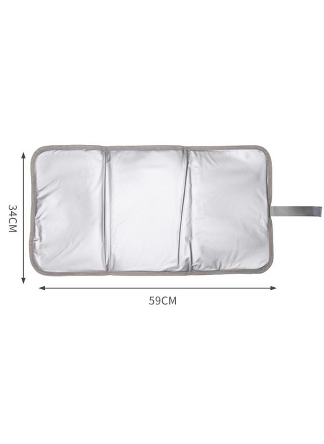 tornado gold - USB Large Capacity Portable Baby Bag With Urine Pad - Image 1