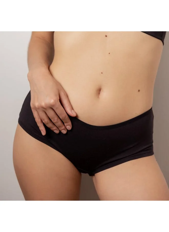 Aadaraya Set of 3 - Aadaraya Solid Hipster Briefs with Elasticated Waistband