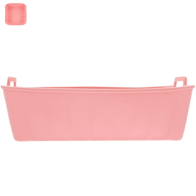 Reusable Pink Silicone Air Fryer Liner Mat Non Stick Baking Mat for Kitchen - Image 2