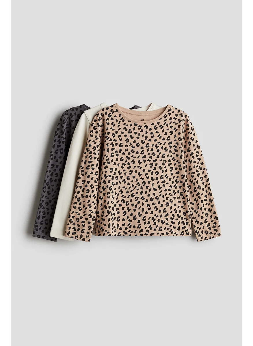 H&M 3-Pack Long-Sleeved Tops