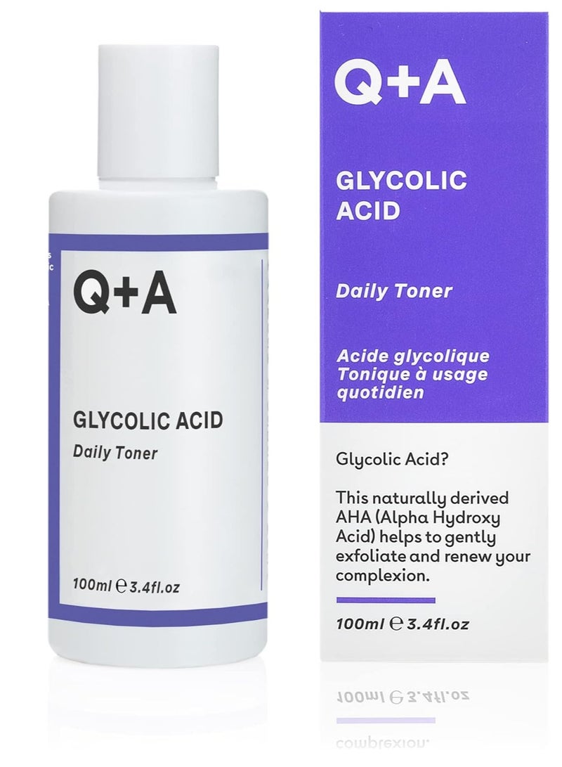 Q+A Glycolic Acid Daily Toner 100ml - Image 1