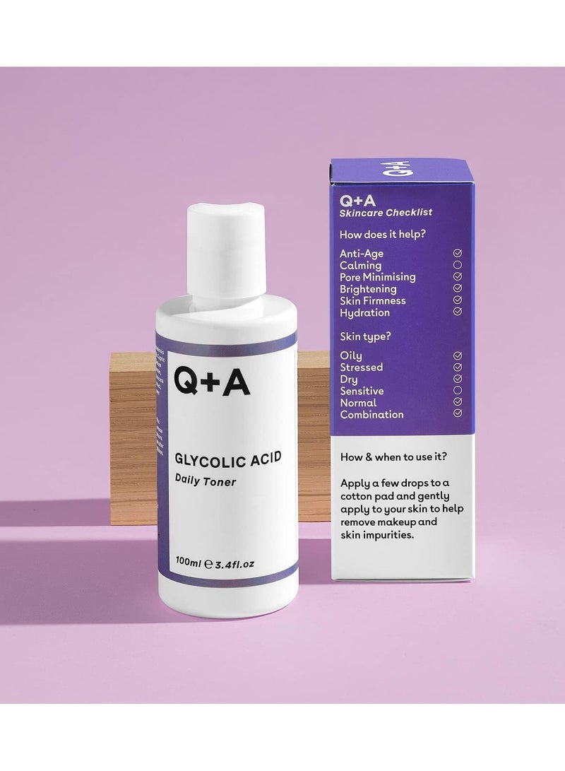Q+A Glycolic Acid Daily Toner 100ml - Image 5