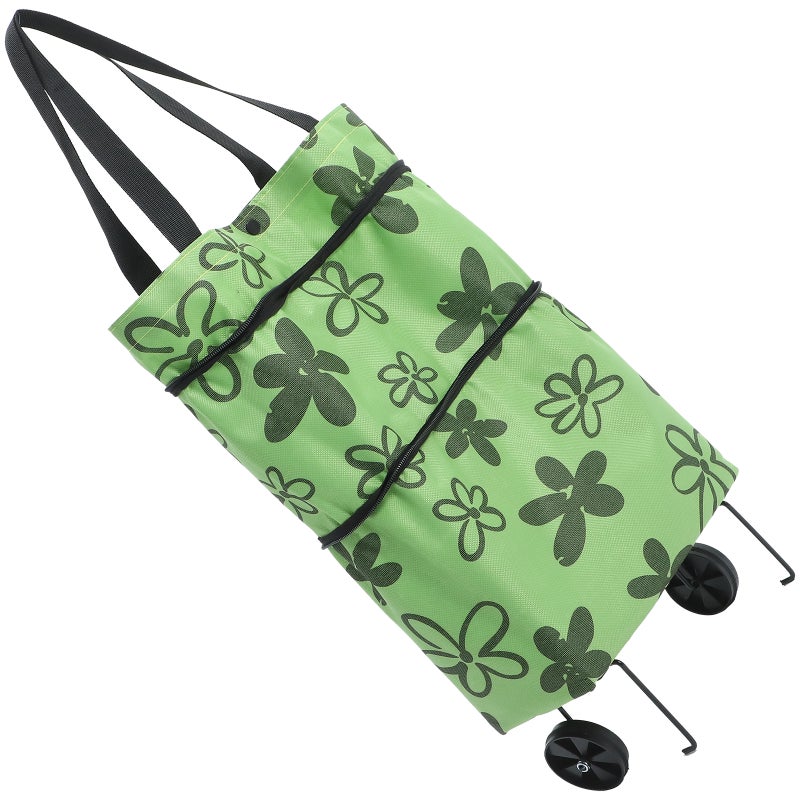 Trolley Folding Shopping Bag Lightweight Convenient Shopping Bag Cart - Image 1