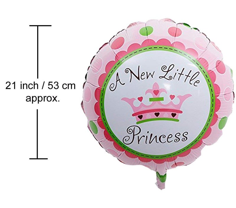 HK Balloons (Pack of 5) Baby Shower Foil Balloons Party Decoration Kids Baby girl Arrival Birthday Party Decoration Supplies - Image 3