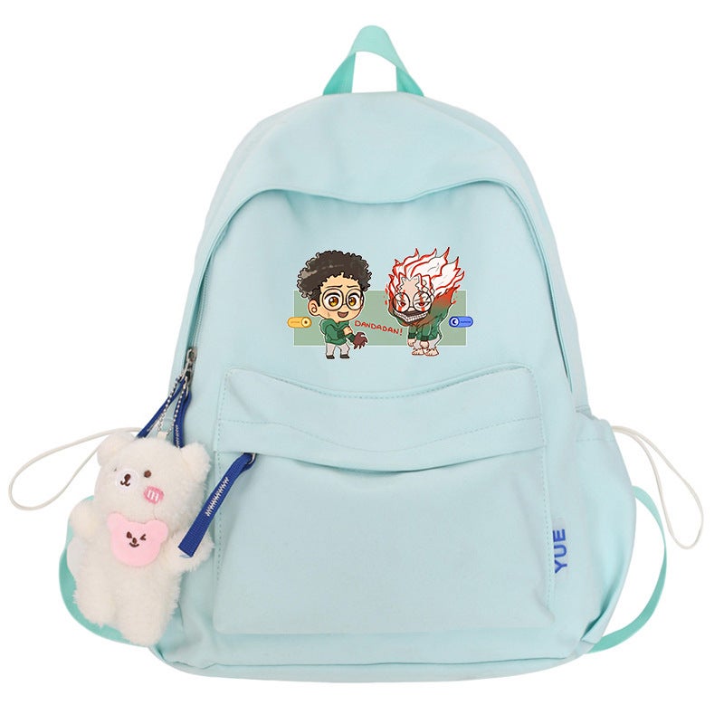 Dang Da Dang Bag Supernatural Ayase Peach Dan Da Dan Peripheral Animation Backpack Bold Party Backpack Tide - Image 1