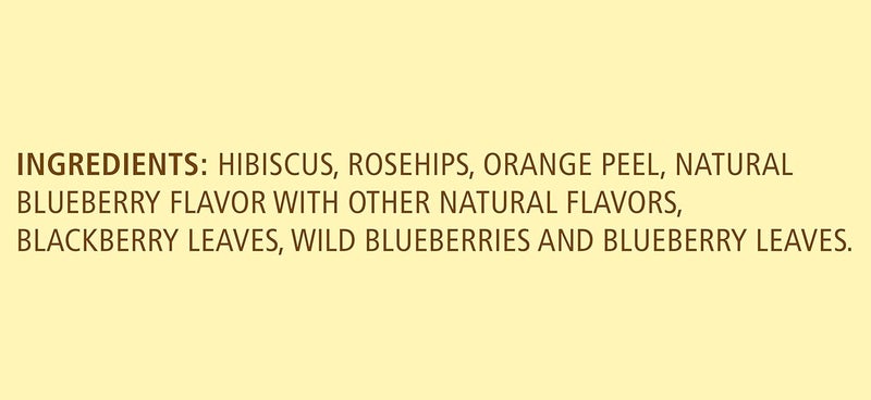 Celestial Seasonings True Blueberry Herbal Tea - Caffeine Free, 20 Tea Bags, 45g - Naturally Sweet Wild Blueberry Flavor - Image 3