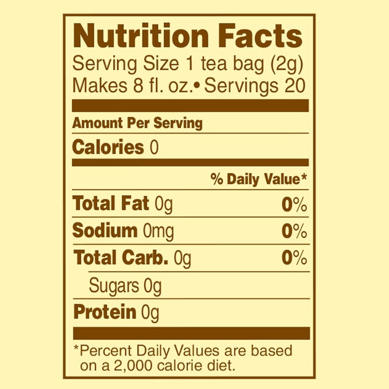 Celestial Seasonings True Blueberry Herbal Tea - Caffeine Free, 20 Tea Bags, 45g - Naturally Sweet Wild Blueberry Flavor - Image 2