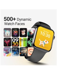 Zoom Plus Bluetooth Calling Full Touch Display Multi-Function Smartwatch For Men & Women Black  - Image 4