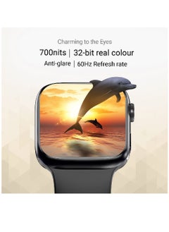 Zoom Plus Bluetooth Calling Full Touch Display Multi-Function Smartwatch For Men & Women Black  - Image 3