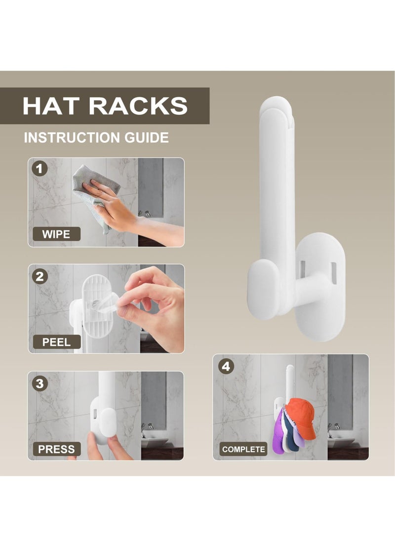 Excefore Hat Organizer for Baseball Caps, 2Pcs Metal Retractable Hat Rack for Baseball Caps,Hat Holder Organizer,  Hat Hooks Can Hold More Than 15 Hats  - Image 5