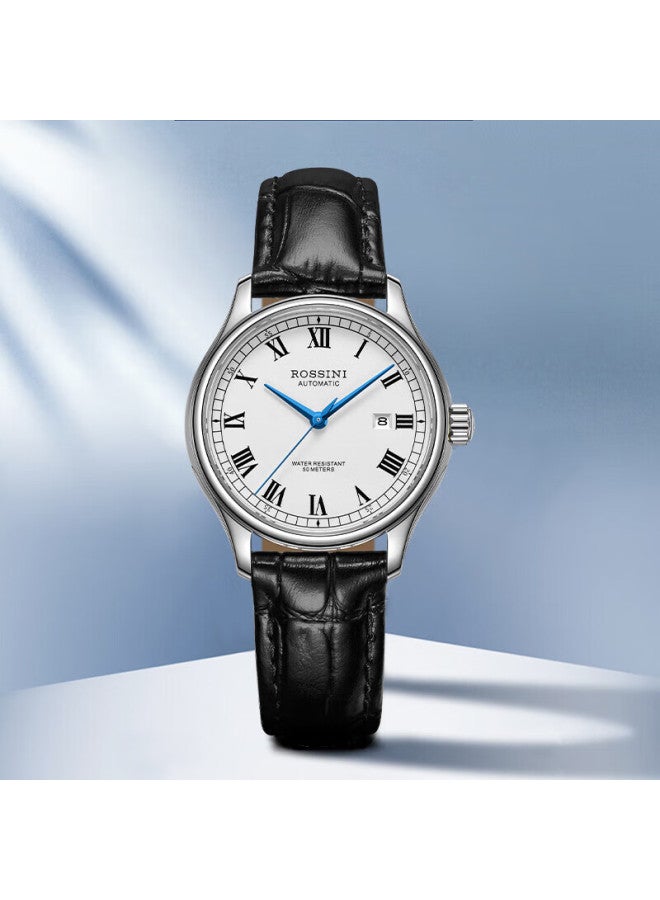 Rossini Men's Automatic Mechanical Watch Stainless Steel Band Couple's Watch Optional Women's Watch Birthday Gift - Image 2