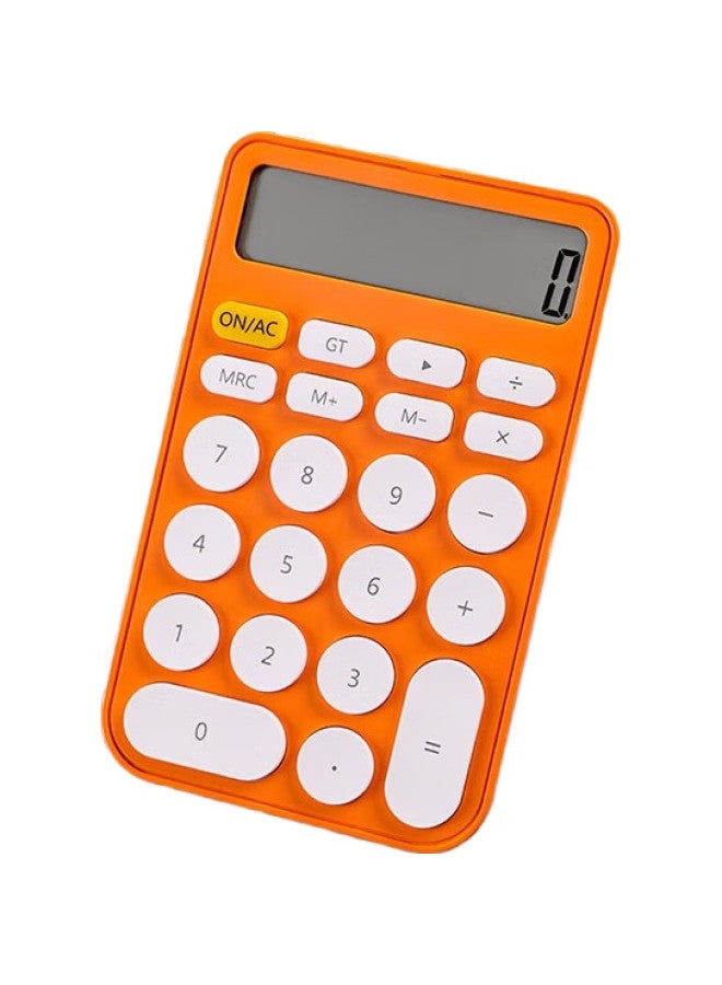 Tianse Candy-Colored Simple Calculator, 12-Digit Large Screen, Stylish Desktop Computer Tablet, Portable Office Supplies, Ts-1721, Bamboo Green - Image 2