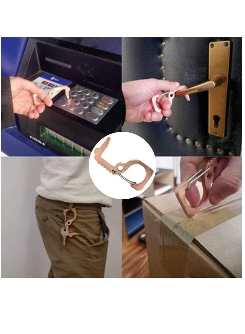 أي فاين Multitool Keychain contactless door opener, press buttons and pull levers tool (3 pieces) - Image 4