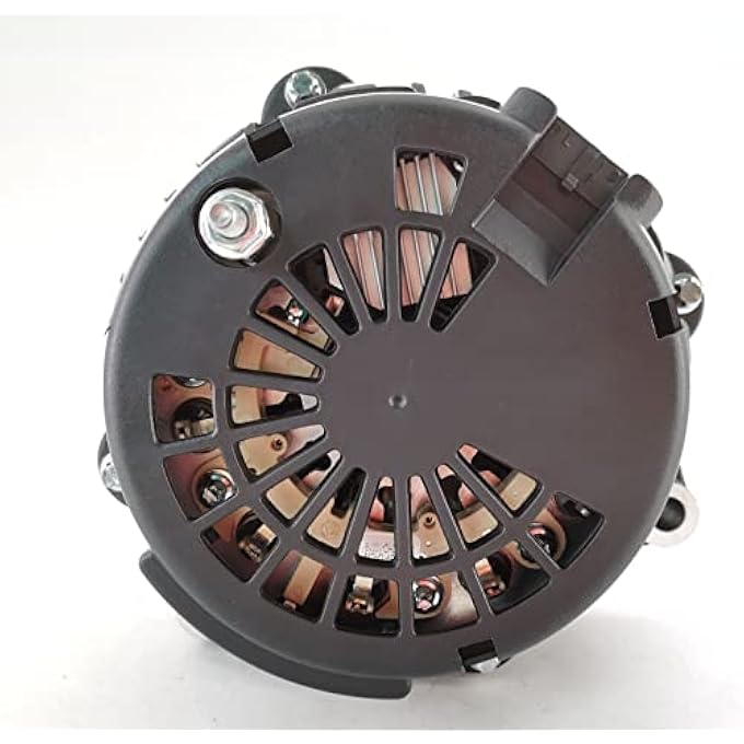 Pateyney GM LS Truck AD244 220 AMP CHROME ALTERNATOR BELT 4 Pin Connector Black - Image 4