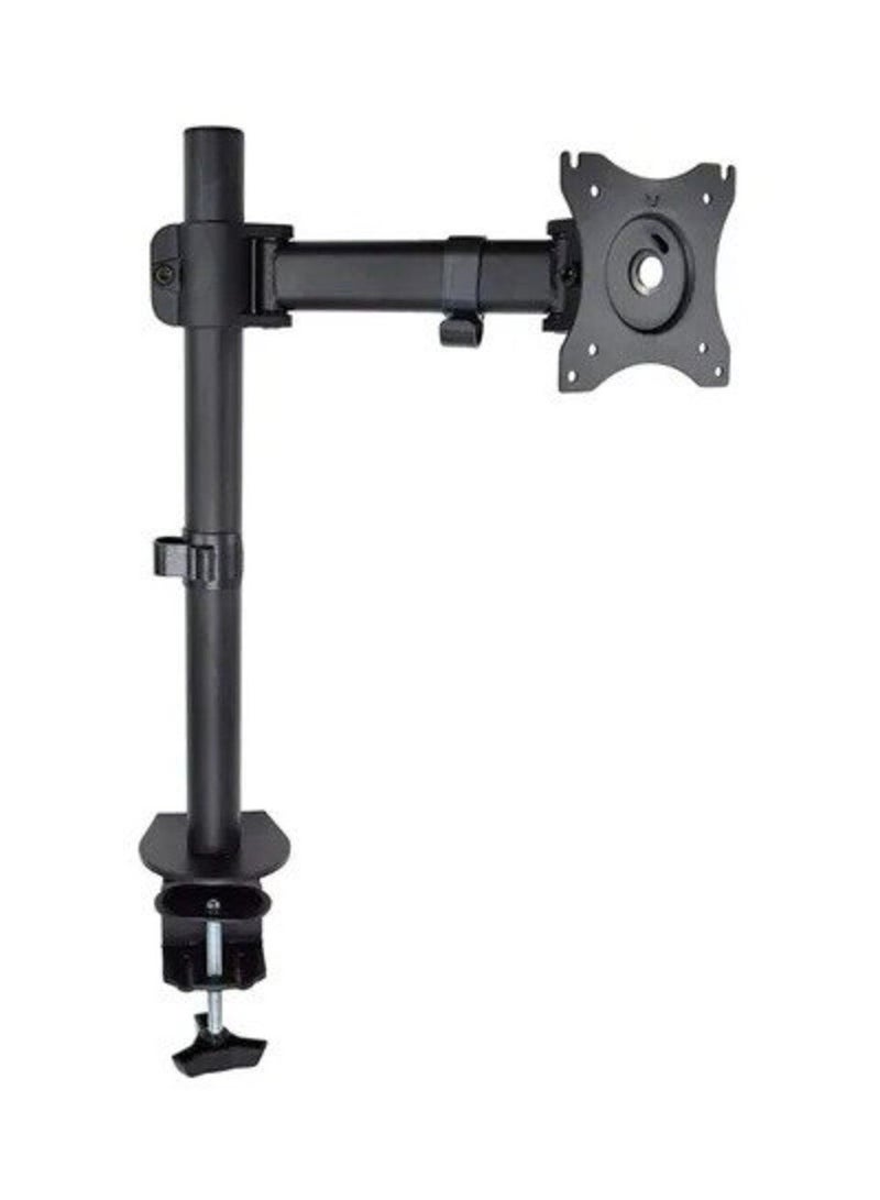 Single Monitor Fully Adjustable Stand Black