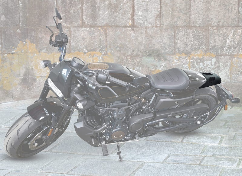 VEISUTOR امتداد الفندر الخلفي VEISUTOR لسبورتستر S 1250، واقي طين خلفي أسود، واقي طين، غطاء عجلة لدرجات هارلي سبورتستر S 1250 RH1250 2021 2022 2023 ملحقات - Image 4