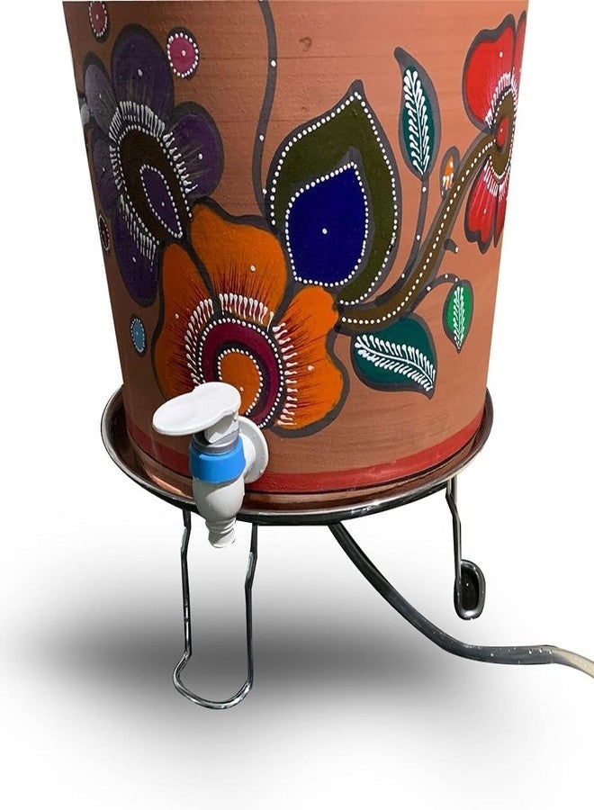 Gcrox Stainless Steel Water Pot Matka Stand Strong & Stable Rust-Resistant Holder with Anti-Slip Base Heavy Duty Kitchen Stand for Clay, Earthen, Steel Pots, Dispensers & Utensils (Big) - Image 4