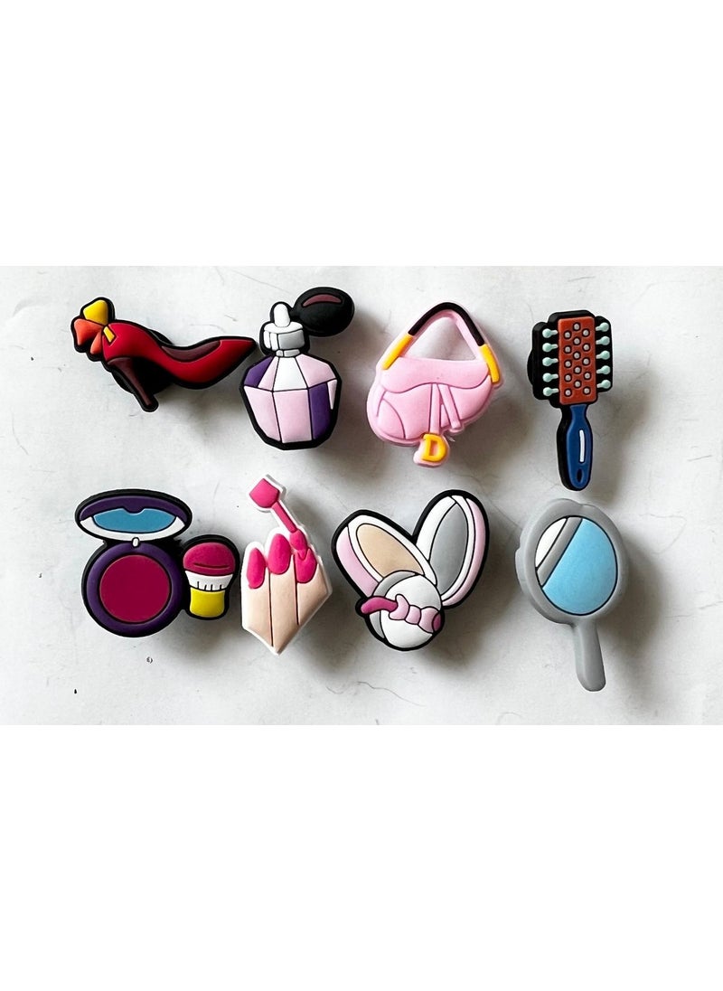 Marimari 8 Pieces Slipper Ornaments with Make-up Figures 