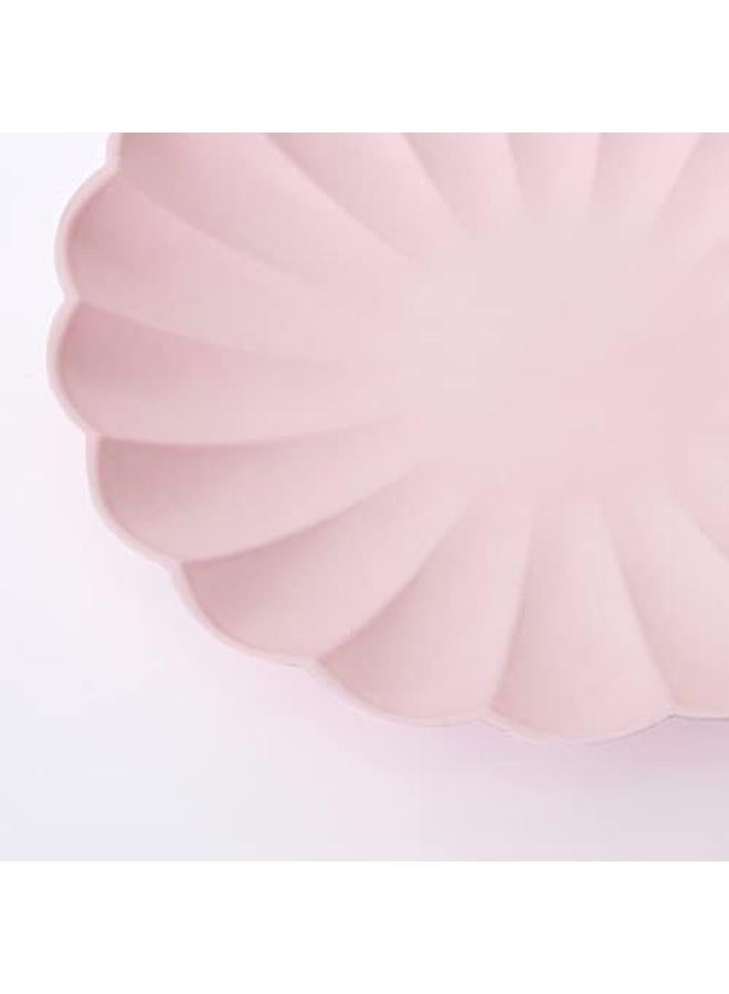 Meri Meri Simply Eco Plates 8 Pieces Pink Small 19 X 19Cm 192463 - Image 2