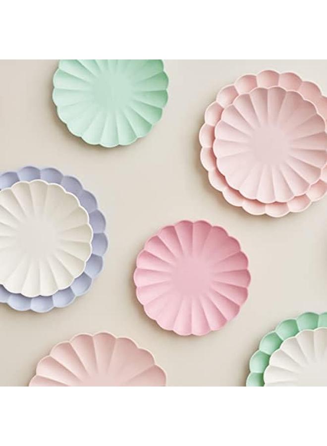 Meri Meri Simply Eco Plates 8 Pieces Pink Small 19 X 19Cm 192463 - Image 3