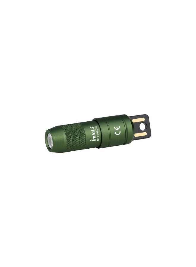 أولايت كشاف OLIGHT iMini 2 للمفاتيح، مصباح يدوي صغير، إضاءة LED بقوة 50 لومن، مدى إضاءة 21 متراً، عمر بطارية 60 دقيقة، كشاف للاستخدام اليومي، يمكن تعليقه على حلقة المفاتيح، مثالي للحمل اليومي وإضاءة الطوارئ. - Image 1