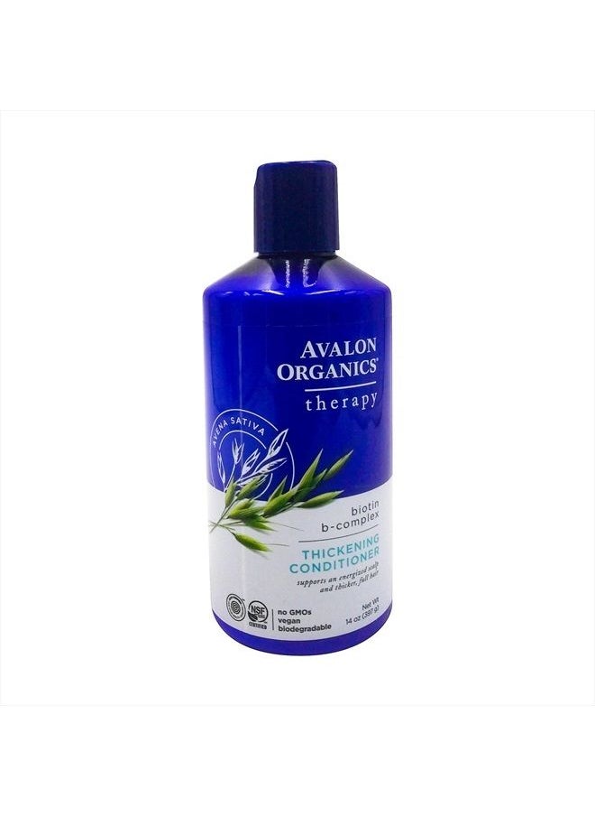 Avalon Organics Therapy Thickening Conditioner, Biotin B-Complex, 14 Oz  - Image 1
