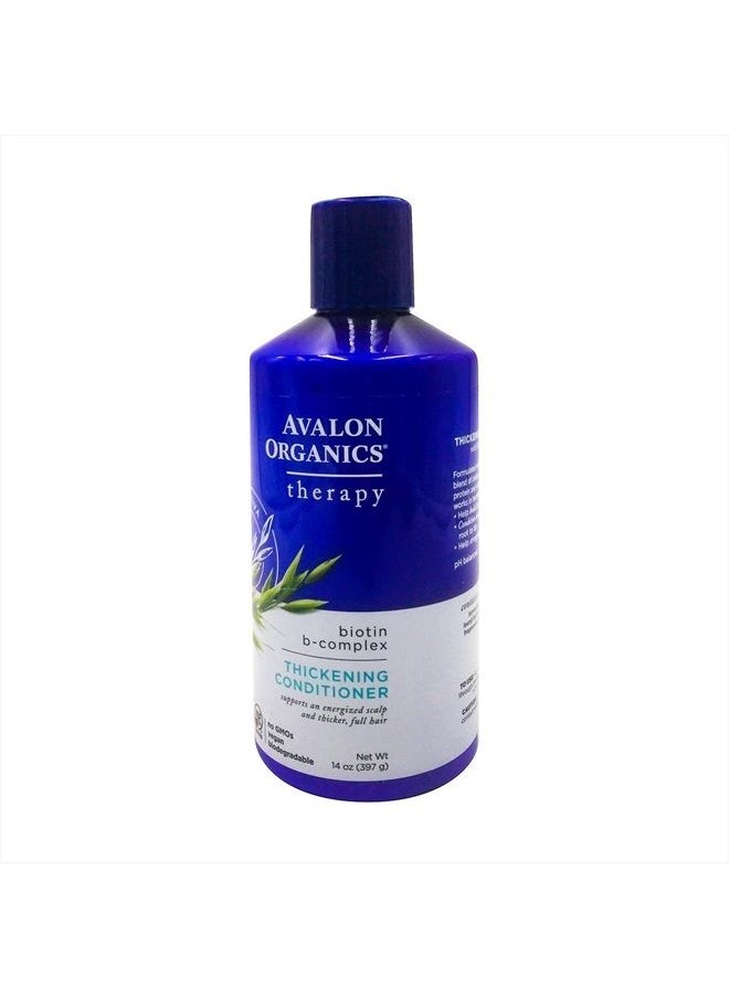 Avalon Organics Therapy Thickening Conditioner, Biotin B-Complex, 14 Oz  - Image 3