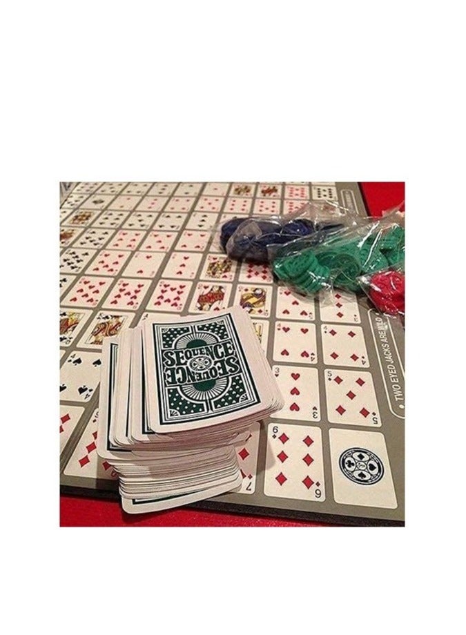 Sequence Board Game – Multicolor Strategy Game for Family & Friends – Fun & Competitive Card Game for All Ages  - Image 2