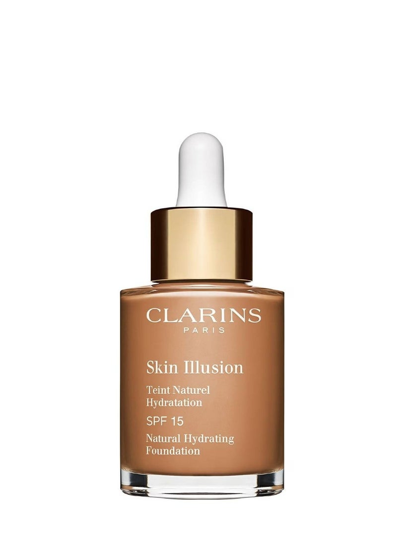CLARINS Skin Illusion Natural Hydrating Foundation, 30ml-113 chestnut - Image 1
